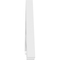 Ekena Millwork Pitch Hurley Architectural Grade PVC Gable Pediment, 36"W x 7 1/2"H x 1"P (5/12) GPP036X008X100HUR - alternate 4